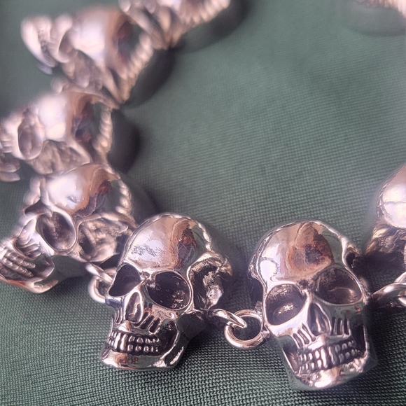 Skull head bracelet - Picture 5 of 7
